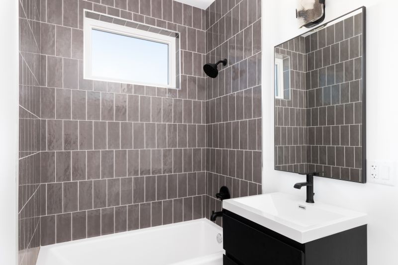 Tile Accent Wall in Shower Area