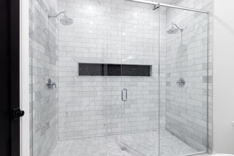 Small Bathroom Shower with Glass Doors